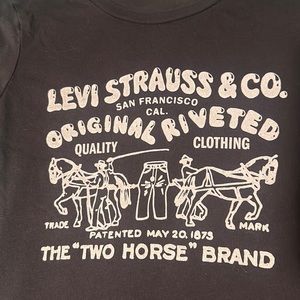 Levi’s Vintage Style Black & White Tee